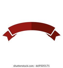 Ribbon banner isolated