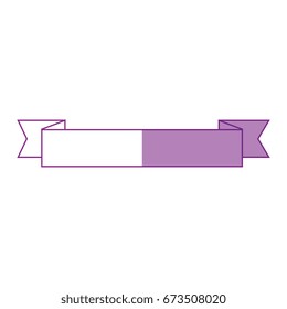 Ribbon banner isolated