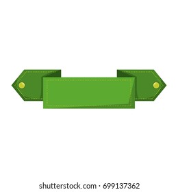 Ribbon banner isolated