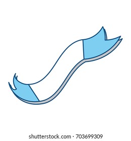 Ribbon banner isolated