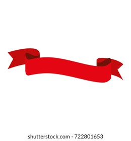Ribbon banner isolated