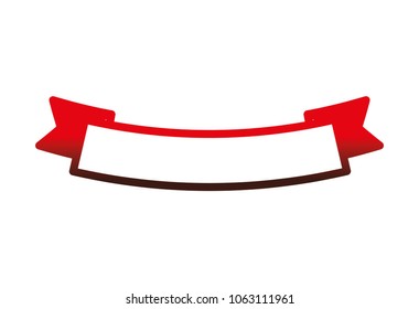ribbon banner ornament decoration empty