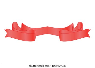 Ribbon  Banner Stock  Vector