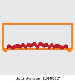 Ribbon  Banner  Stock  Vector