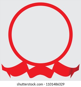 Ribbon  Banner  Stock  Vector