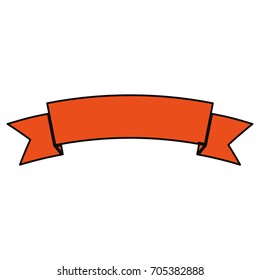Ribbon banner symbol