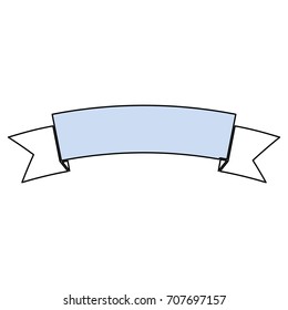 Ribbon banner symbol