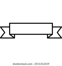Ribbon Banner Tag for Decoration