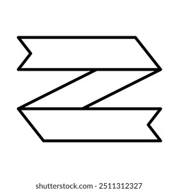 Ribbon Banner Tag for Decoration