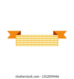 Ribbon banner for text cartoon color illustration