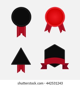 Ribbon banner vector