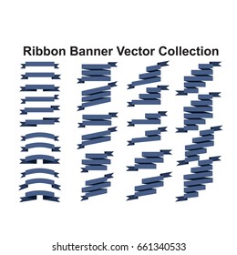 ribbon banner vector collection