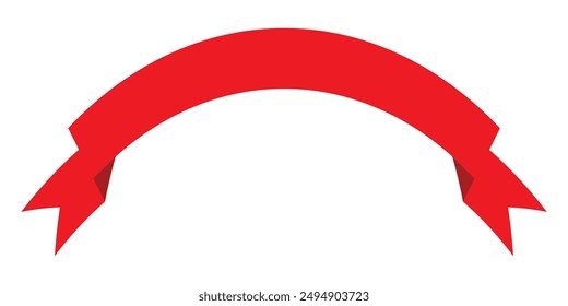 Ribbon banner vector icon.  colorful banner ribbon vector isolated on white background. vector illustration.