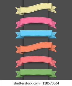 Ribbon banners