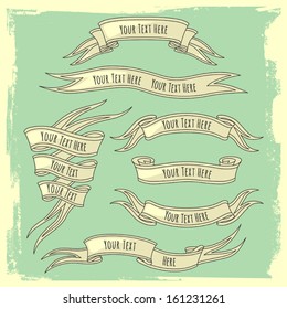 ribbon banners