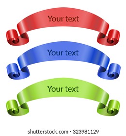 Ribbon banners