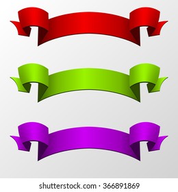 Ribbon banners