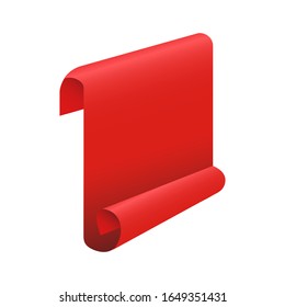 Banners de cinta, colecciones vectoriales aisladas.