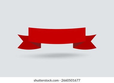 ilustração do vetor de cor vermelha dos banners da faixa de opções