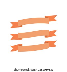 Ribbon banners, vector illustration