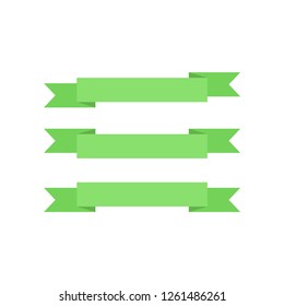 Ribbon banners, vector illustration