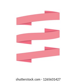 Ribbon banners, vector illustration
