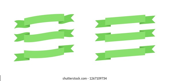 Ribbon banners, vector illustration