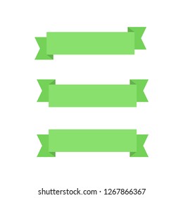 Ribbon banners, vector illustration