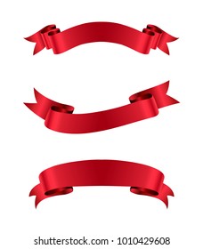 Ribbon banners.Vector ribbons set.