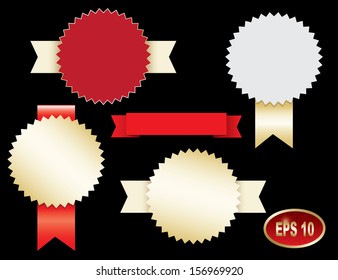 Ribbon and blank awards