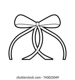 ribbon bow ballet decoration ornament