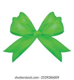 Ribbon bow clipart isolated on white background.
