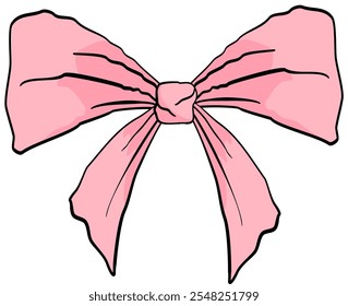 Arco de cinta para decorar un regalo.