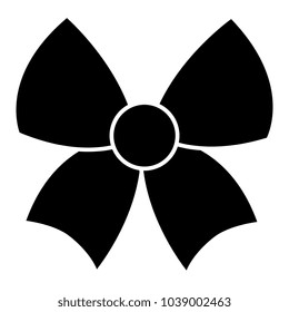 ribbon bow decorative icon