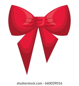ribbon bow decorative icon
