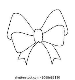ribbon bow elegant icon