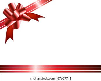 ribbon and bow gift
