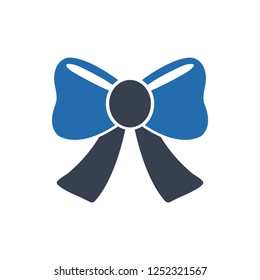 Ribbon bow icon