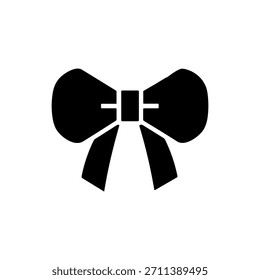Band Schleife Symbol oder Logo einzeln Zeichen Symbol Vektorgrafik - hohe Qualität schwarz Stil Vektorsymbole