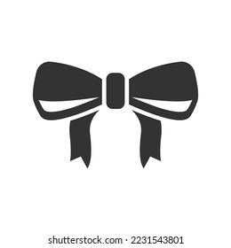 Ribbon Bow Icon, Vector graphics