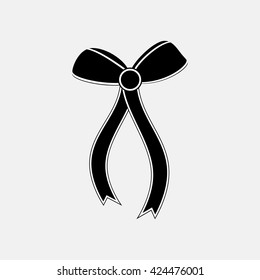 Ribbon bow illustration.