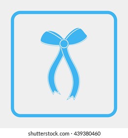 Ribbon bow illustration.