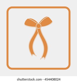 Ribbon bow illustration.