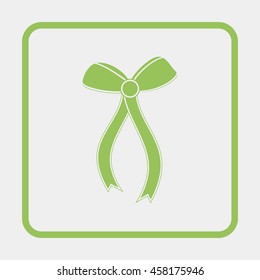 Ribbon bow illustration.