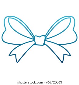 ribbon bow isolated