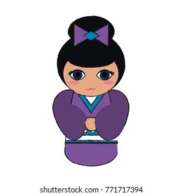 Ribbon bow isolated