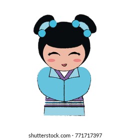 Ribbon bow isolated