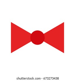 ribbon bow isolated icon