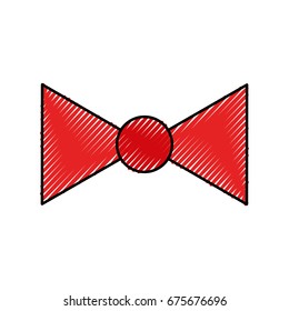 ribbon bow isolated icon