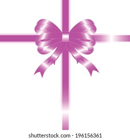 Ribbon bow ,Vector
